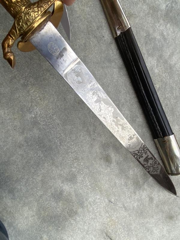 AN EARLY EICKHORN SUBORDINATE FORESTRY CUTLASS. — image 7