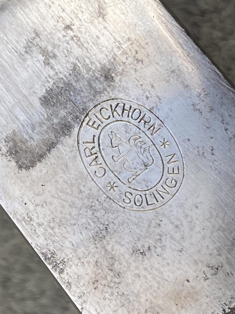 AN EARLY EICKHORN SUBORDINATE FORESTRY CUTLASS. — image 8