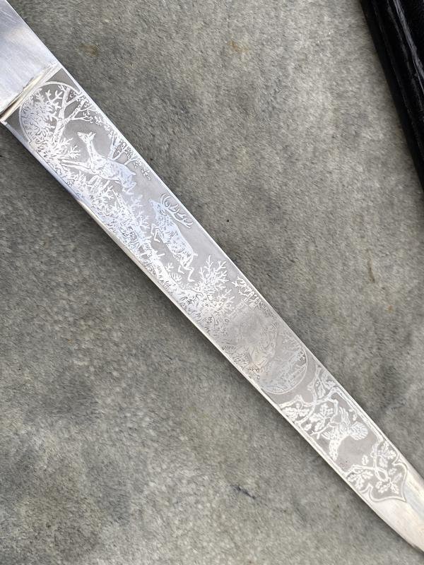 AN EARLY EICKHORN SUBORDINATE FORESTRY CUTLASS. — image 9