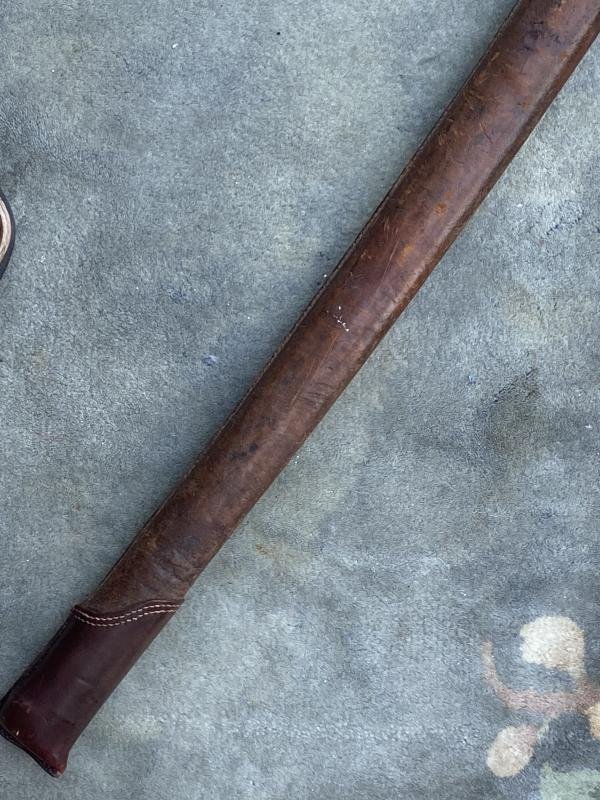 WW2 JAPANESE OFFICERS KATANA/SAMURAI SWORD WITH BATTLE COVER AND ORIGINSL 'KNOT' — image 6