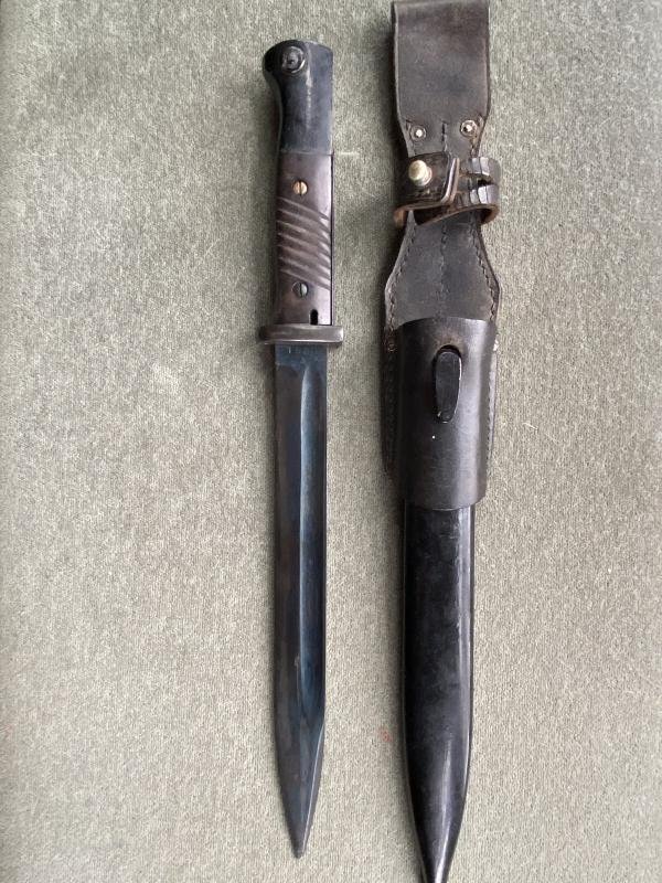 K98 BAYONET WITH COMBAT FROG. — image 5