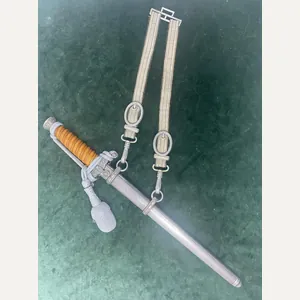 A SUPERB COMPLETE 'PERSONALISED' ARMY DAGGER BY WKC WITH ORANGE …