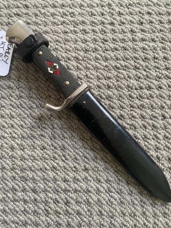 EARLY HITLER YOUTH KNIFE WITH MOTTO - TIGER. — image 2