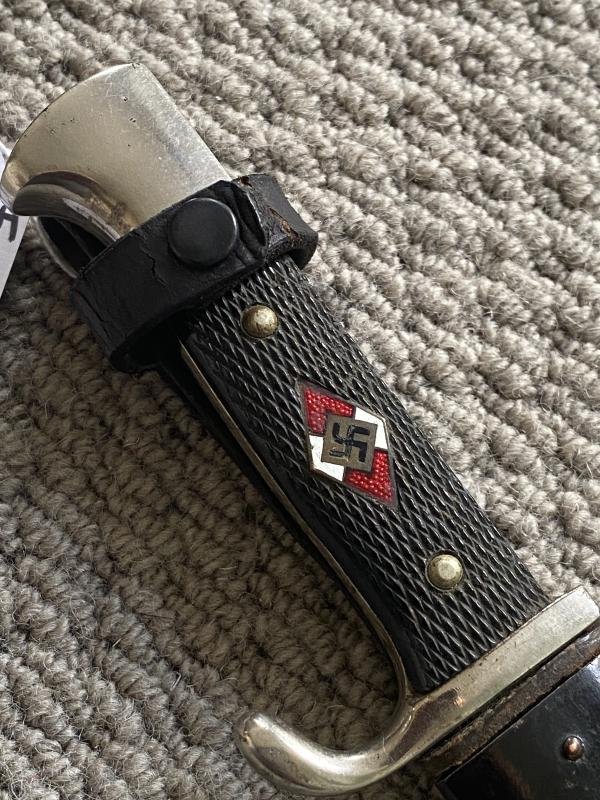 EARLY HITLER YOUTH KNIFE WITH MOTTO - TIGER. — image 3