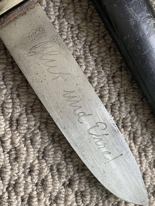 EARLY HITLER YOUTH KNIFE WITH MOTTO - TIGER. — image 6