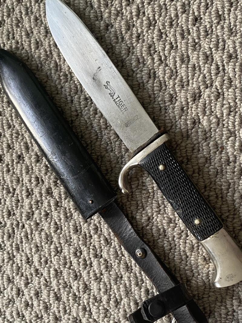EARLY HITLER YOUTH KNIFE WITH MOTTO - TIGER. — image 7