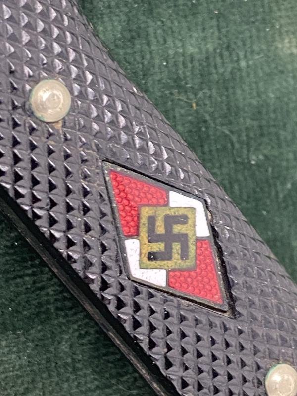 VERY EARLY HJ KNIFE WITH MOTTO, BY HERM KONEJUNG. — image 4