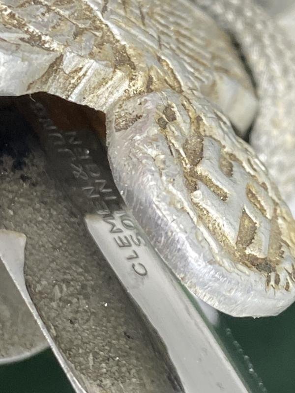 LAND CUSTOMS DAGGER WITH KNOT BY CLEM & JUNG. — image 9