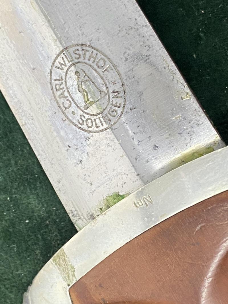 EARLY SA DAGGER WITH HANGER BY CARL WUSTOF. — image 9