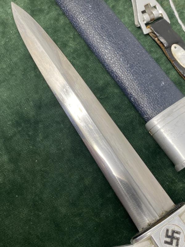 A 'CRACKLE FINISH'. NSFK FLYERS DAGGER BY HELBIG. — image 7