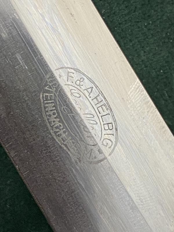 A 'CRACKLE FINISH'. NSFK FLYERS DAGGER BY HELBIG. — image 9