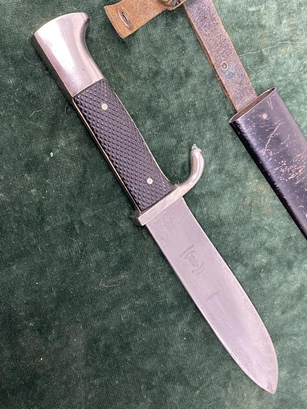 EARLY HITLER YOUTH KNIFE WITH MOTTO BY ANTON WINGEN Jr. — image 8