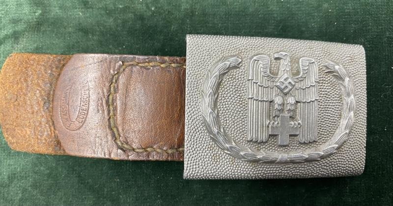 RARE THIRD REICH RED CROSS MANS BELT AND BUCKLE. — image 5