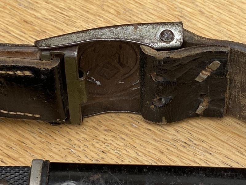 PRIVATELY ACQUIRED HJ DAGGER WITH MATCHING BELT AND BUCKLE. — image 9
