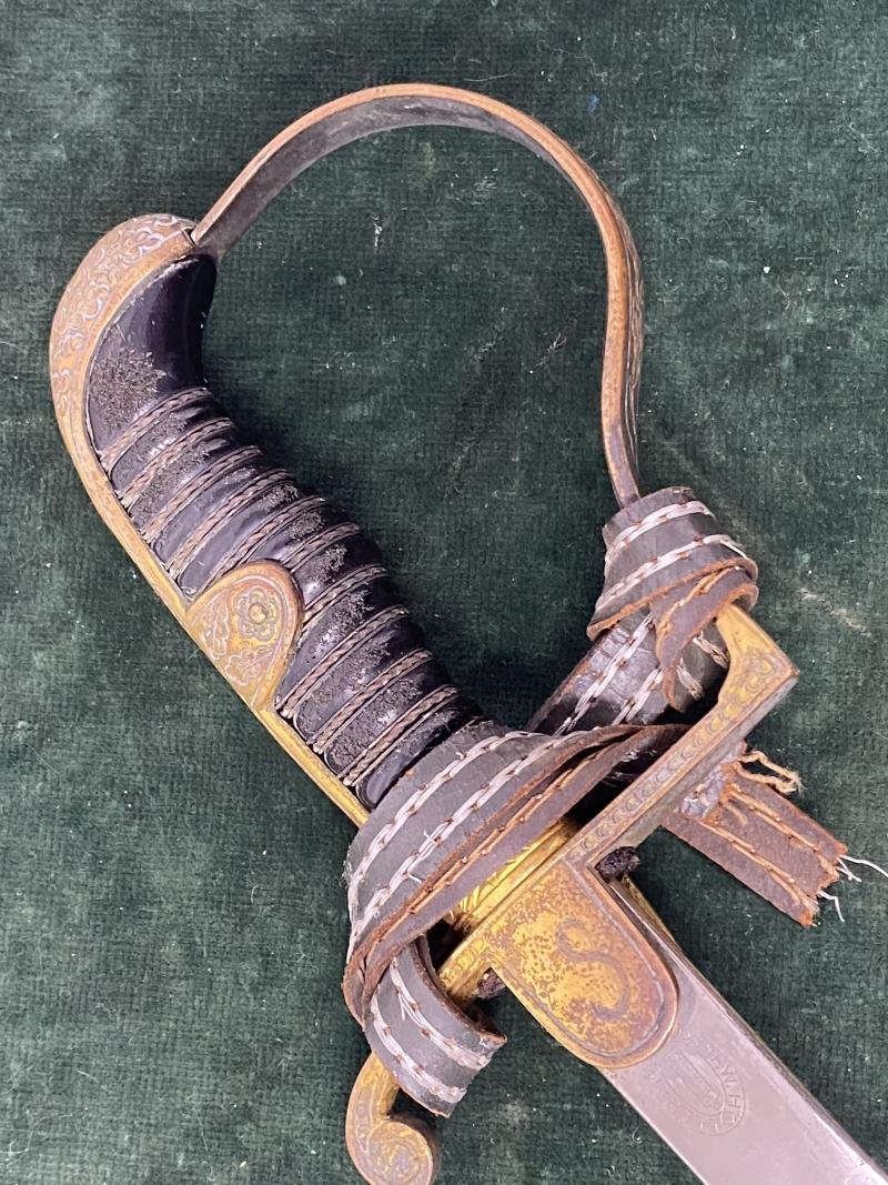 THIRD REICH OFFICERS SWORD BY FW HOLLER. — image 5