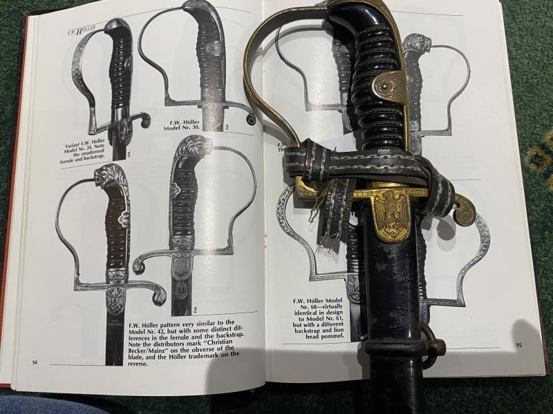 THIRD REICH OFFICERS SWORD BY FW HOLLER. — image 8