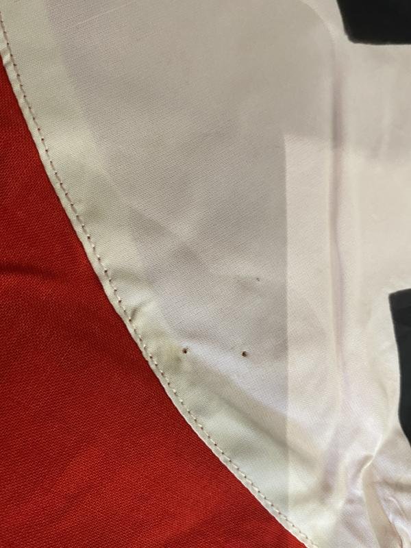 AN ORIGINAL THIRD REICH UNUSUAL VEHICLE RECOGNITION FLAG. — image 5