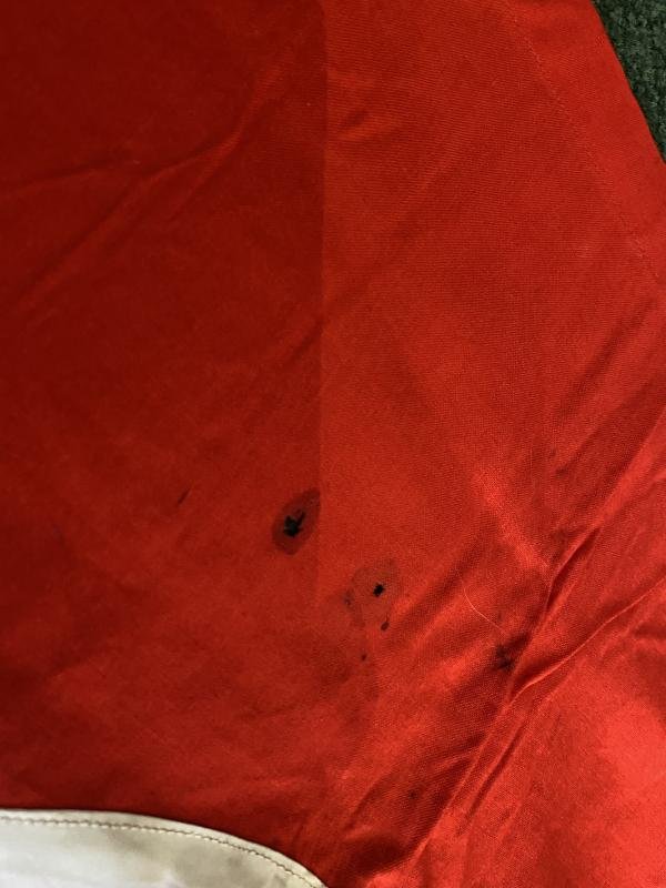 AN ORIGINAL THIRD REICH UNUSUAL VEHICLE RECOGNITION FLAG. — image 6