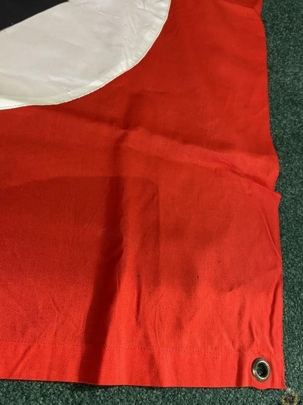 AN ORIGINAL THIRD REICH UNUSUAL VEHICLE RECOGNITION FLAG. — image 7