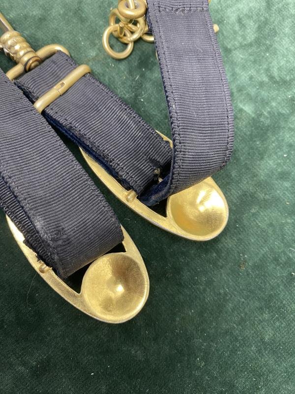 A PERFECT COMPLIMENT TO YOUR THIRD REICH NAVY DAGGER. SET OF DAGGER HANGERS AND MATCHING DAY BELT. — image 5