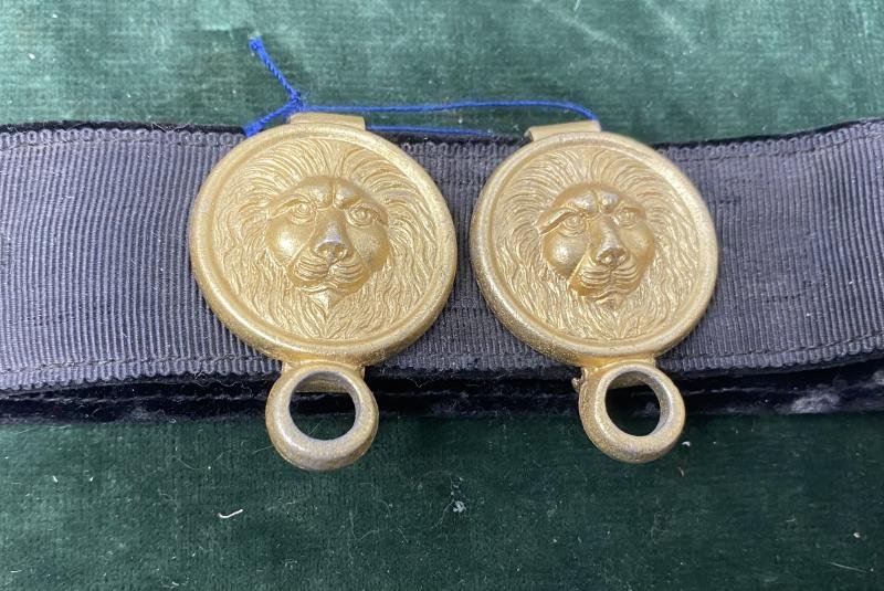 A PERFECT COMPLIMENT TO YOUR THIRD REICH NAVY DAGGER. SET OF DAGGER HANGERS AND MATCHING DAY BELT. — image 7