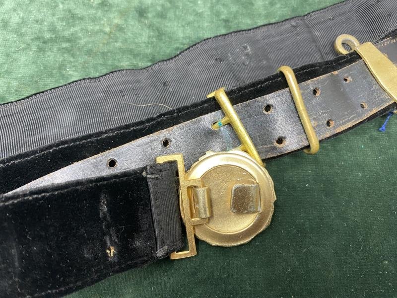 A PERFECT COMPLIMENT TO YOUR THIRD REICH NAVY DAGGER. SET OF DAGGER HANGERS AND MATCHING DAY BELT. — image 9