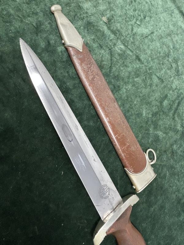 AN EARLY SA DAGGER BY C.& R. LINDER WITH FREE EARLY HANGER!!! — image 7