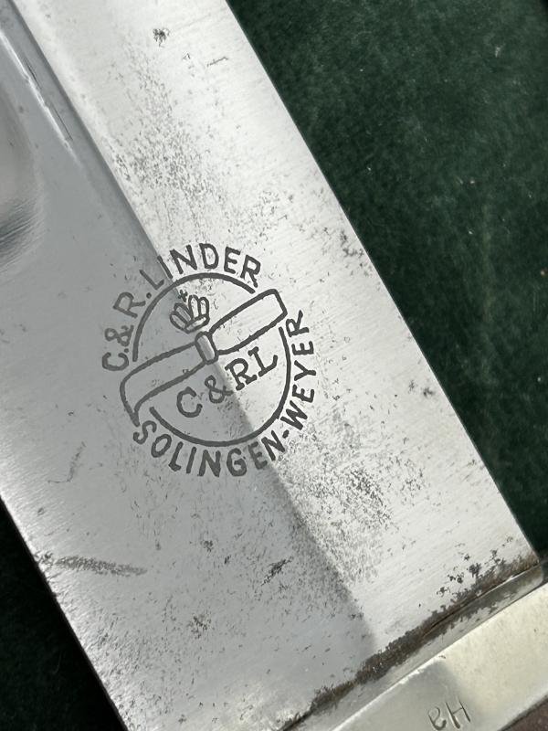 AN EARLY SA DAGGER BY C.& R. LINDER WITH FREE EARLY HANGER!!! — image 8