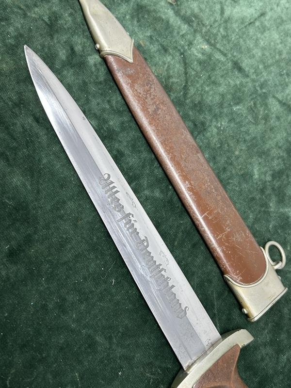 AN EARLY SA DAGGER BY C.& R. LINDER WITH FREE EARLY HANGER!!! — image 9
