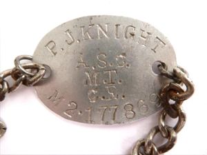 WW1 Identity Bracelet ASC