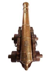 Bronze Naval Saluting Cannon