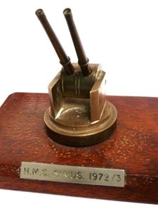 HMS Sirius Model Twin 4.5 Inch Gun