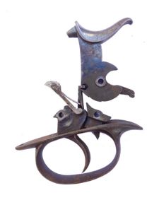 Antique English Percussion Revolver Parts