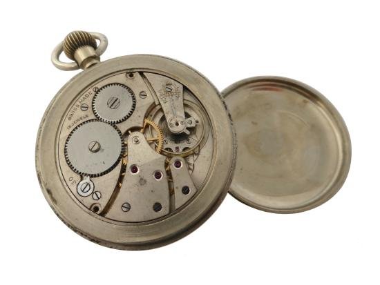 WW2 Royal Navy Pattern 300 Pocket Watch — image 4