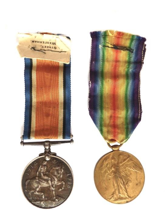 WW1 Medals - Pte. S. Old - Middlesex Regiment — image 2
