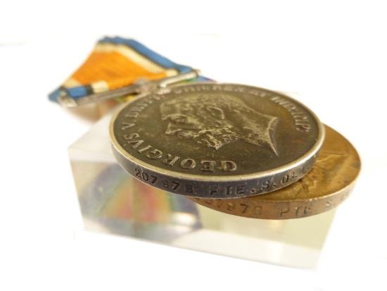 WW1 Medals - Pte. S. Old - Middlesex Regiment — image 3