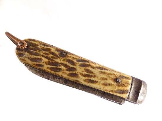 WW1 Wraggs GS Pattern Bone Handled Knife — image 2