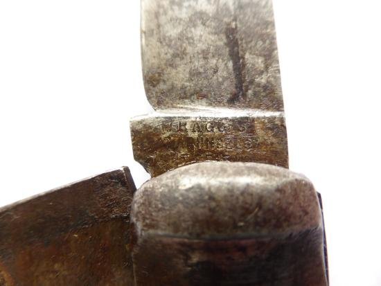 WW1 Wraggs GS Pattern Bone Handled Knife — image 5