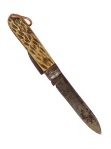 WW1 Wraggs GS Pattern Bone Handled Knife