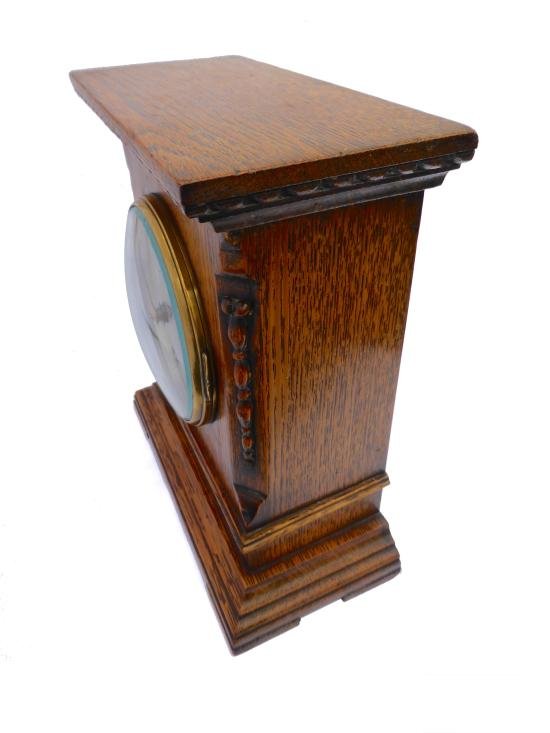 J W Benson 8 Day 'Campaign' Mantle Clock, c.1900 — image 2