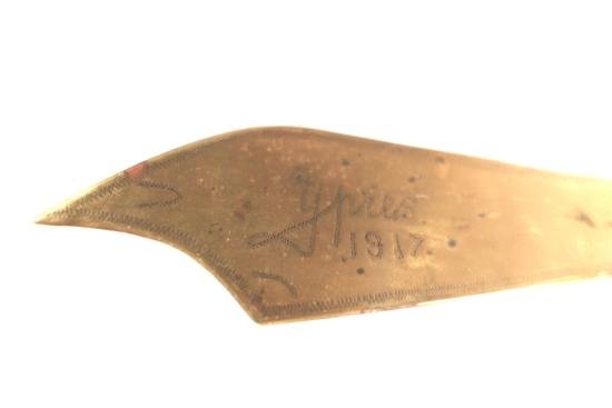 Ypres 1917 Trench Art Letter Opener — image 3