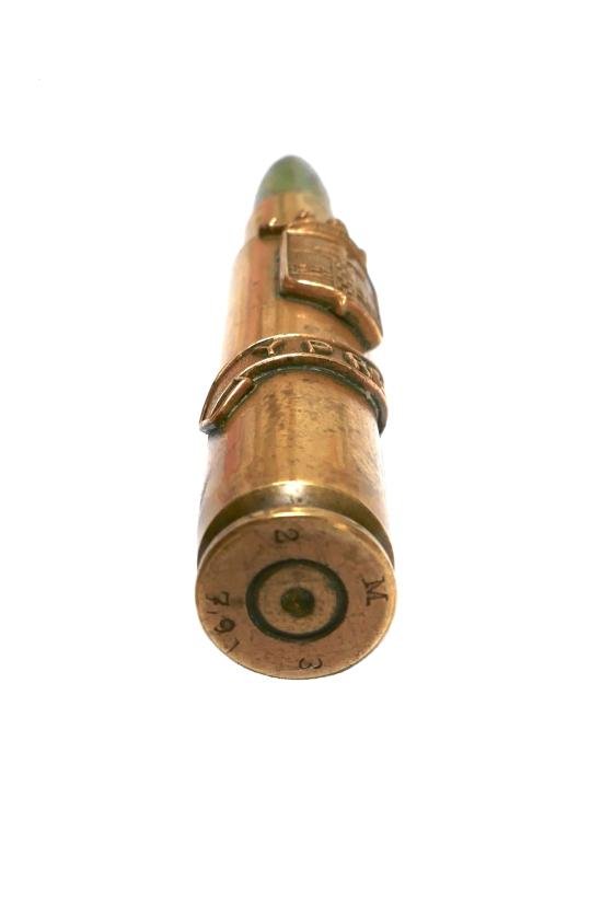 WW1 Era Souvenier Ypres Rifle Bullet — image 4