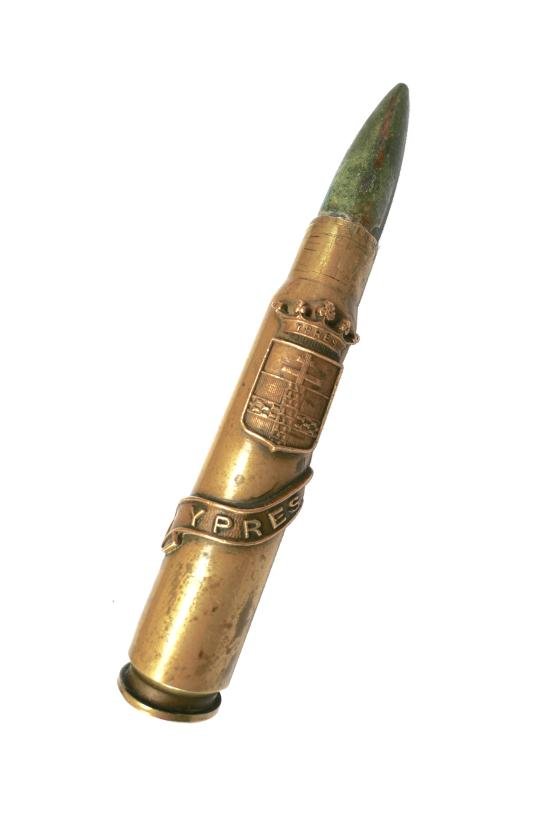 WW1 Era Souvenier Ypres Rifle Bullet — image 5