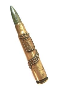 WW1 Era Souvenier Ypres Rifle Bullet