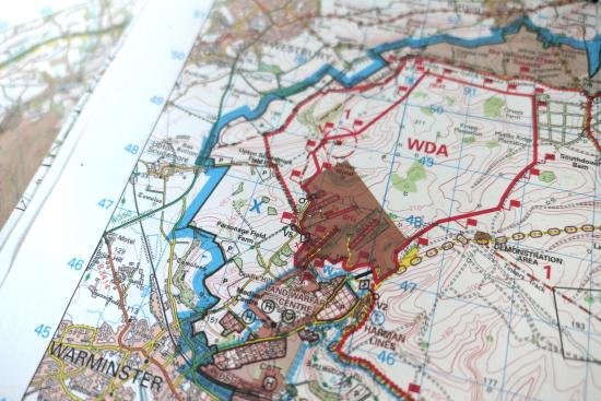 British Army Maps & Silva Compass — image 4