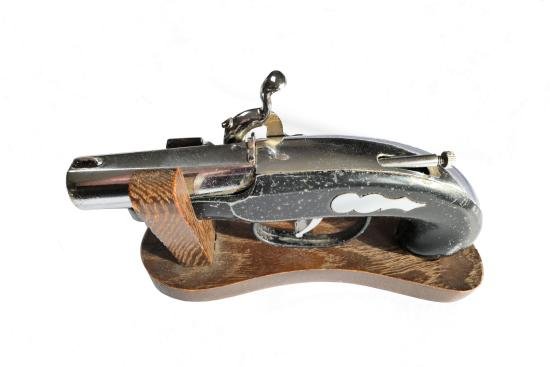Vintage Percussion Pistol Petrol Lighter — image 3