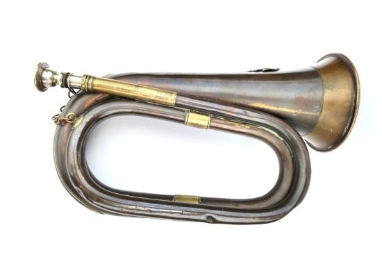 Military KRRC Bugle c.1940 — image 3
