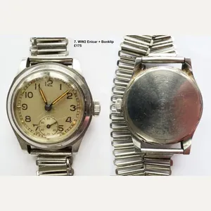 WW2 Enicar Unmarked Military Watch