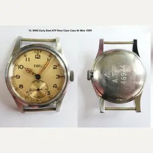 WW2 Ebel ATP Watch - Clam Type Case