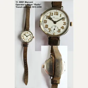 WW1 Marconi Operators 'Radio' Trench Watch